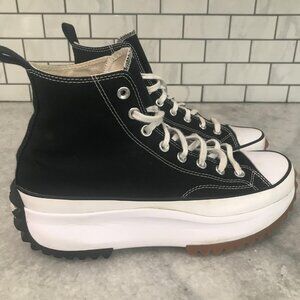 Converse Chuck Taylor Run Star Hike Shoes Mens Size 10 Black Platform 168800C